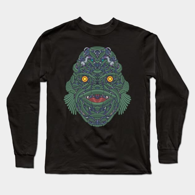 Mecha Soul Gillman 05 Long Sleeve T-Shirt by Houerd